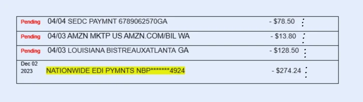 How Does NWEDI Appear on Your Bank Statement?