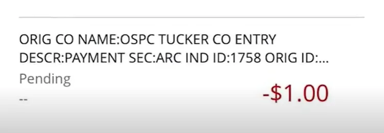 OSPC Tucker: Legit IRS Payment?
